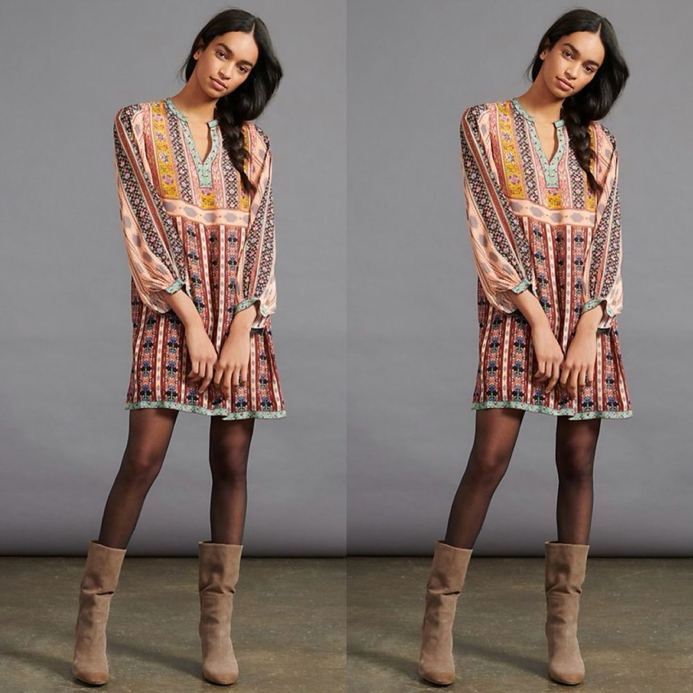 Anthropologie Agatha Tunic Dress